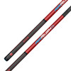 Predator Air Rush Red Revenge Jump Cue - Sport Wrap - Detail Together