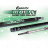 McDermott Mach 1 Carbon Fiber Break Cue - No Wrap - VBP Weight System