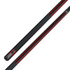 Predator P3 REVO Red Tiger Pool Cue with Leather Wrap - Detail