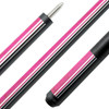 KODA Split Black/Pink Pool Cue - KD29-PK - Detail