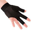 Predator Second Skin Pool Glove - Black/Teal - Left Hand - Palm