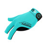 Predator Albin Ouschan Second Skin Billiard Glove - Teal - Left Hand - Top