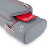Cuetec Pro Line Grey Hard Pool Cue Case - 3x5 - Phone Holder