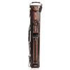Instroke Saddle Black Hand Painted D06 Pool Cue Case - 2x4 - Full Case Front