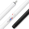 Bull Carbon Insane Air White Carbon Fiber Jump Cue - Sport Wrap - Detail