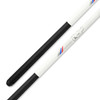 Bull Carbon Bull Breaker White Carbon Fiber Break Cue - Sport Wrap - Butt Sleeve and Forearm