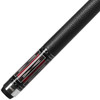 Cuetec Nineball Series Ink Black - 12.5mm - Butt Detail