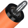 Predator Air Rush Neon Orange Jump Cue - No Wrap - Top Joint Detail