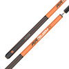 Predator Air Rush Neon Orange Jump Cue - Sport Wrap - Butt Together