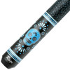 Rage RG54 Día De Los Muertos Azul Pool Cue - Butt Detail
