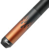 Rage RG52 Copper Flames Pool Cue - Butt Detail