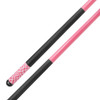 Rage RG09 Dark Fuchsia Checkered Flag Pool Cue - Butt Sleeve and Forearm