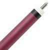 Rage RG05 No Wrap Pool Cue - Plum Red with Checkers - Joint Detail