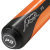 Predator P3 Orange Flare Pool Cue - No Wrap - Butt Detail