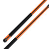 Predator P3 Orange Flare Pool Cue - Leather Wrap - Butt Sleeve and Forearm