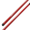 Meucci Red Break Cue - Butt Sleeve and Forearm