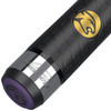 Predator BK Rush Purple Break Cue Sport Wrap - Butt Detail