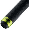 Detail shot of the butt of Predator SP2 Lime 2 Pool Cue