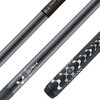Poison VX Break Cue with Venom Carbon Fiber Shaft - Black and Gray - Detail