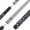 Poison VX Break/Jump Cue with Venom Carbon Fiber Shaft - Gray and Black - 3-Piece Cue