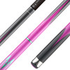 Poison Maelith Pool Cue With Carbon Fiber Shaft - Pink/Black - Detail