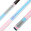Poison Candy Pool Cue with Carbon Fiber Shaft - Pink/Light Blue - Detail