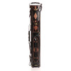 Instroke Saddle Black Hand Painted D04 Pool Cue Case - 3x5 - Front