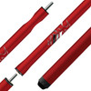 Bull Carbon Red Insane Air Jump Cue - No Wrap - Joints Apart