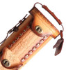 Instroke Saddle Model A Pool Cue Case - 3x5 - Top Detail
