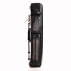 Instroke Soft Black G01 Pool Cue Case - 4x8 - Full Case Front
