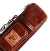 Instroke Soft Brown G02 Pool Cue Case - 4x8 - Top Detail