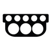 ELN Spring Loaded Pool Cue Case - 3x5 - Interior Configuration