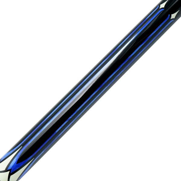 Action ACT136 Pool Cue | Blue and White Points