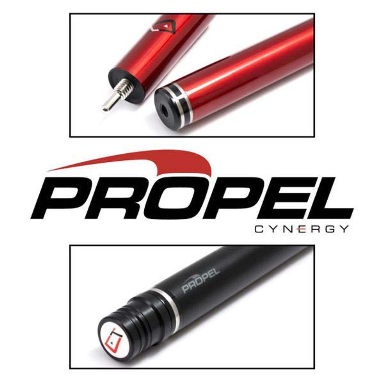 CUETEC PROPELプロペル ジャンプキュー Cuetec Propel Jump Cue - Red - FCI Billiards