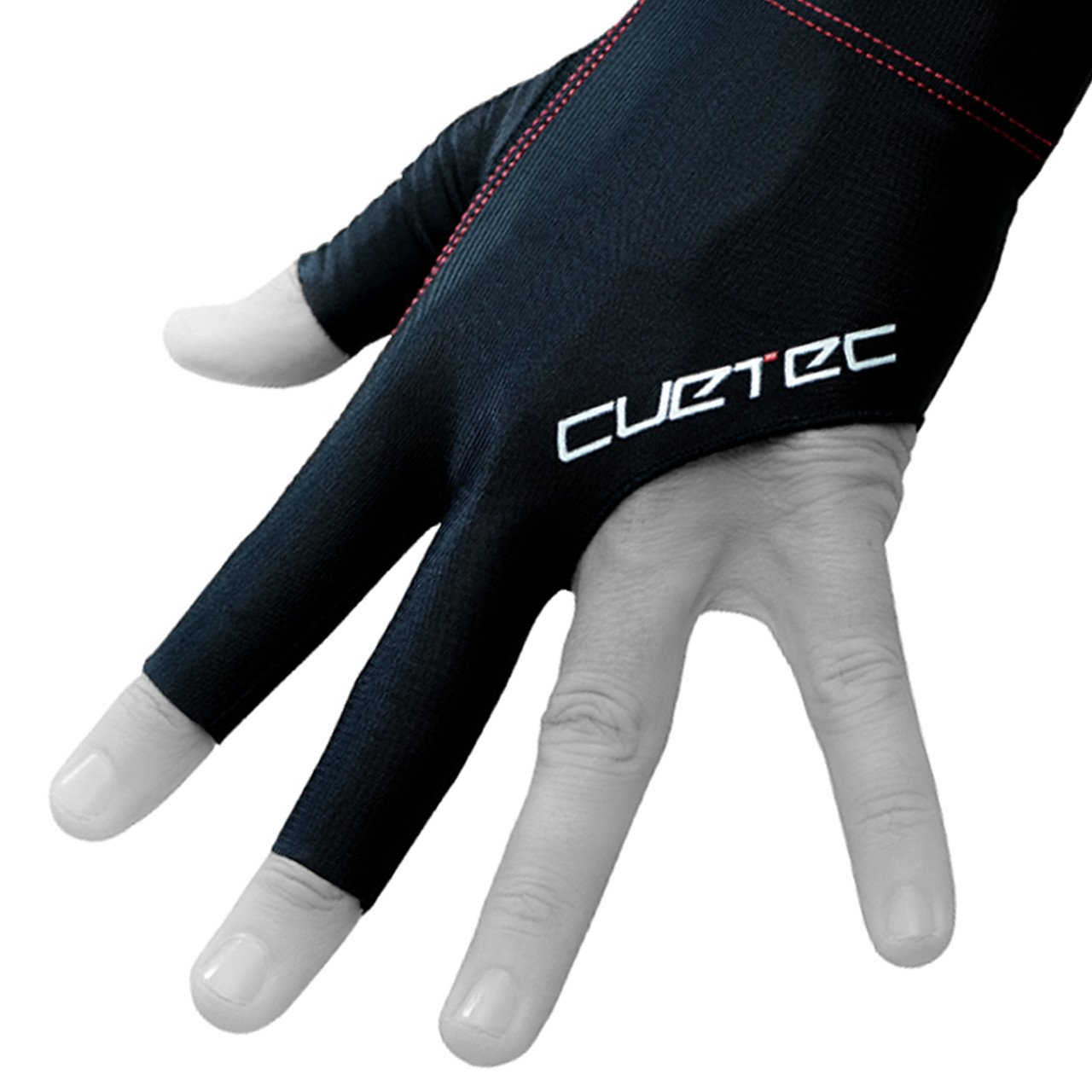 Cuetec Axis High Performance Grey Pool Glove - Left Hand Bridge