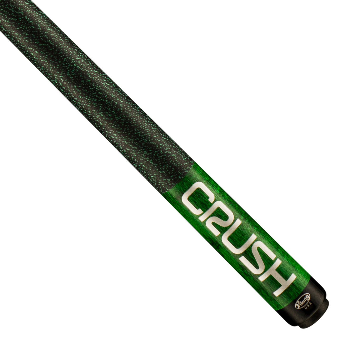 Viking Crush Break Cue Emerald Green - Linen Wrap - FCI Billiards