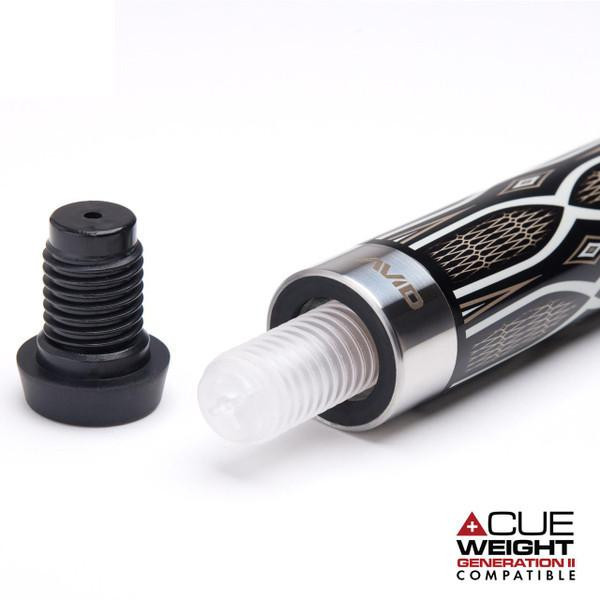 Cuetec AVID Opt-X Gold Pool Cue | Leather Wrap