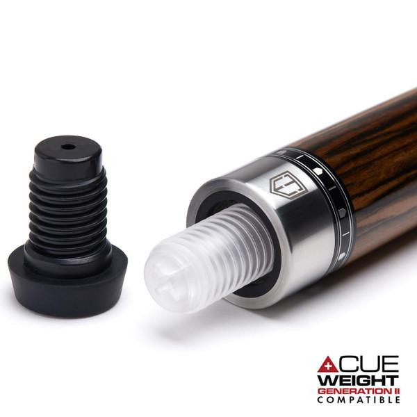 Cuetec Cynergy Truewood Ebony 2 Pool Cue - No Wrap