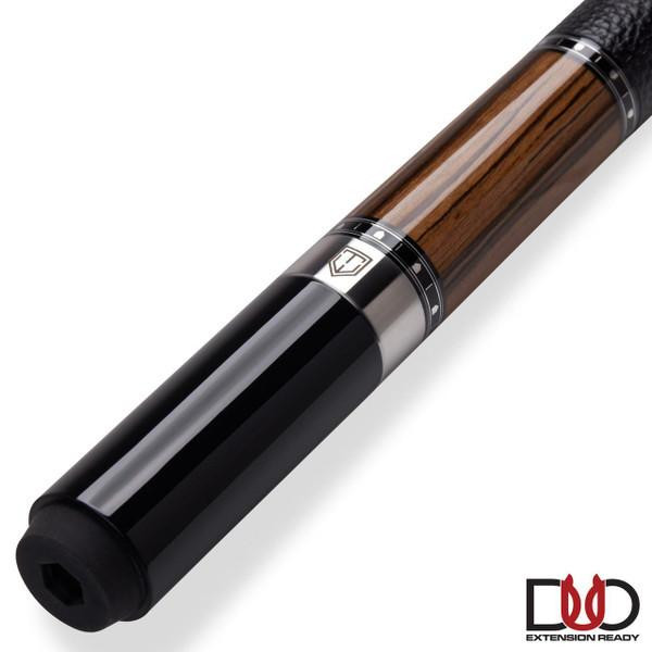 Cuetec Cynergy Truewood Ebony 2 Pool Cue - Leather Wrap - FCI