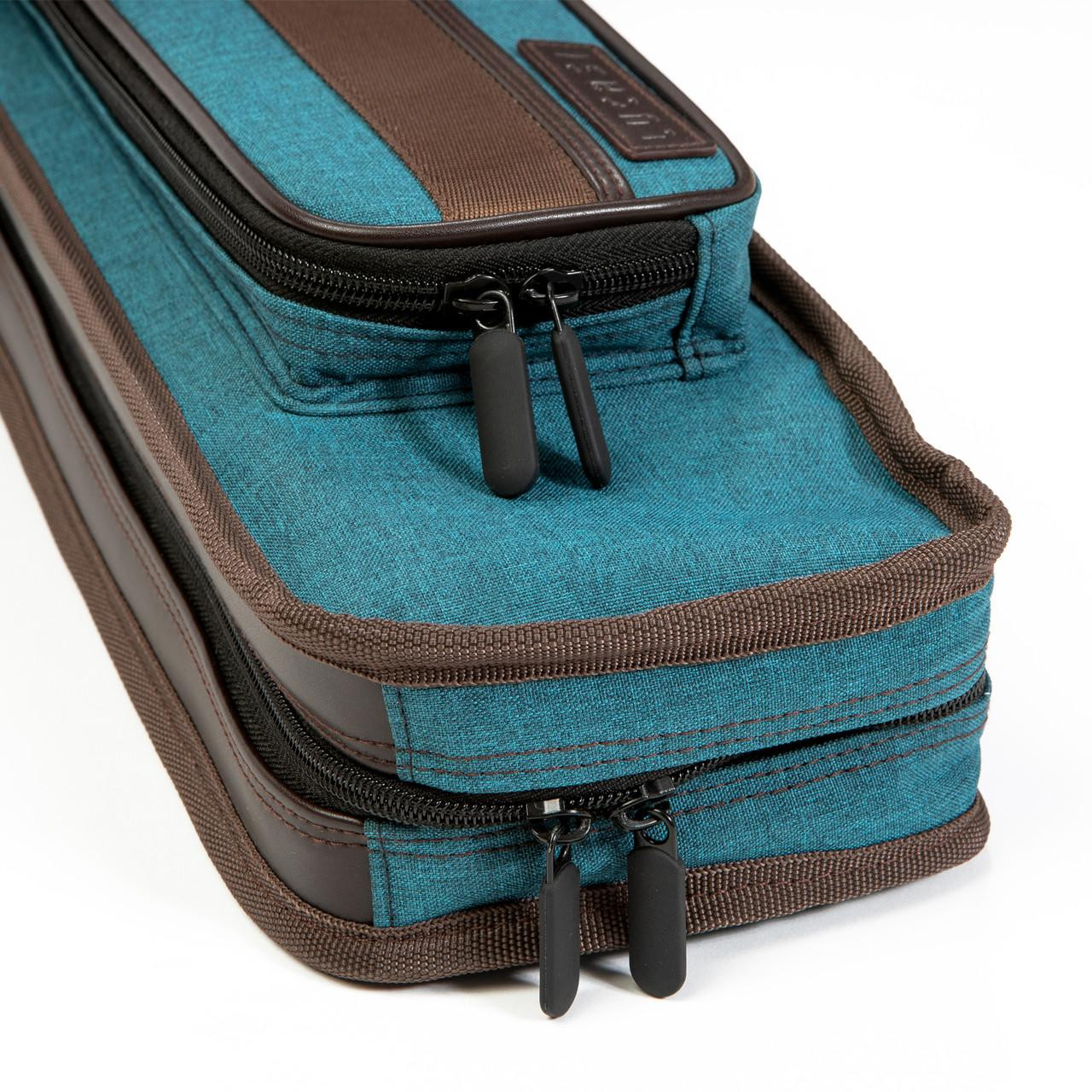 Lucasi DUO Blue Pool Cue Case - Soft - 3x5 - FCI Billiards