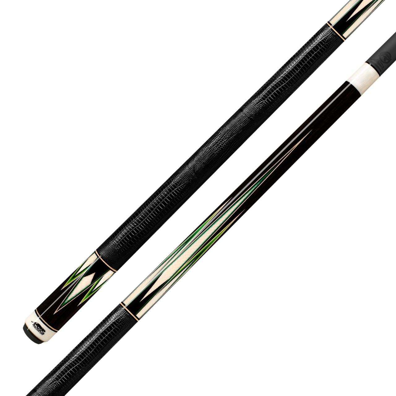 Predator 16-Point Truesplice Ebony Pool Cue - Leather Wrap - FCI