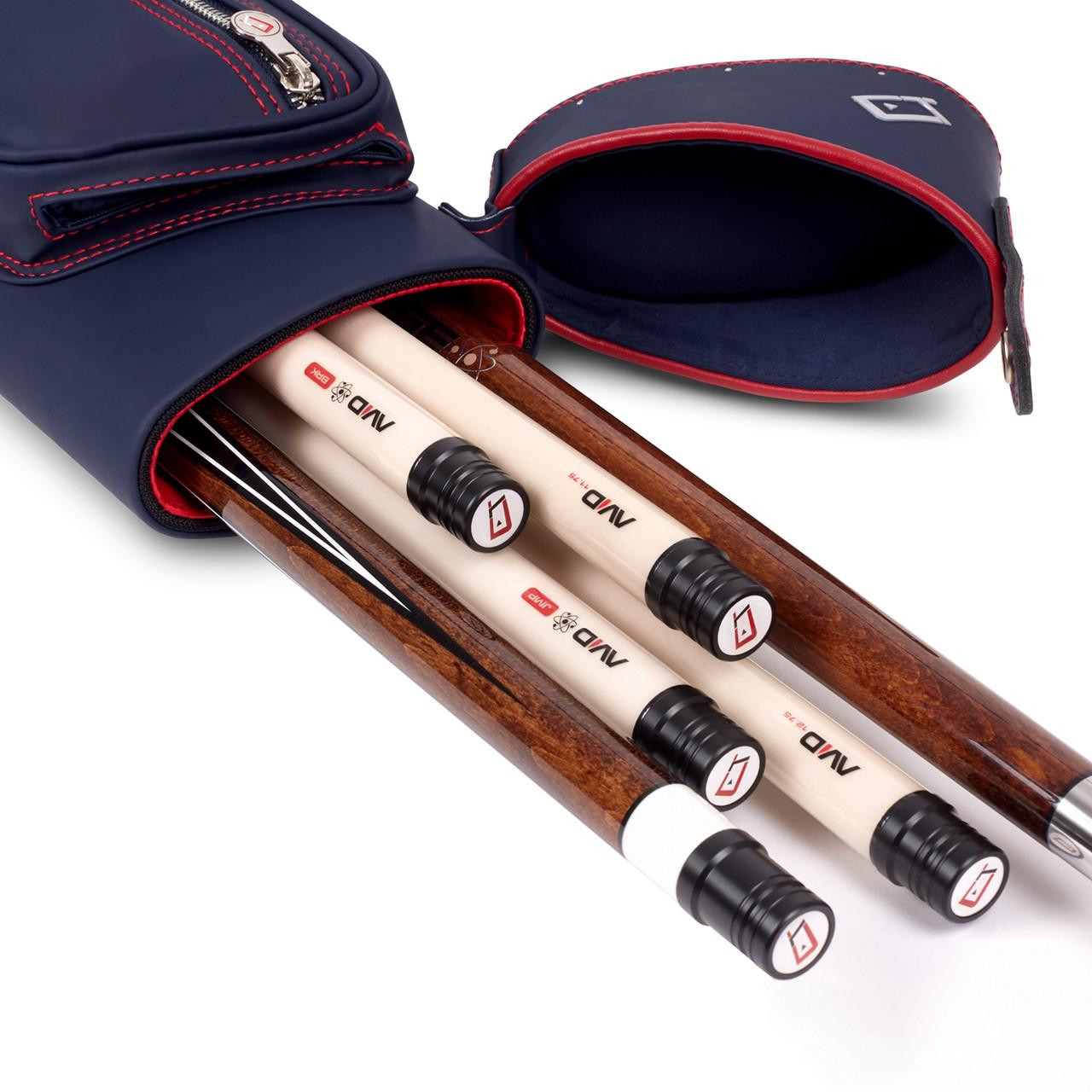 Cuetec Pro Line Blue Hard Pool Cue Case | 2x4