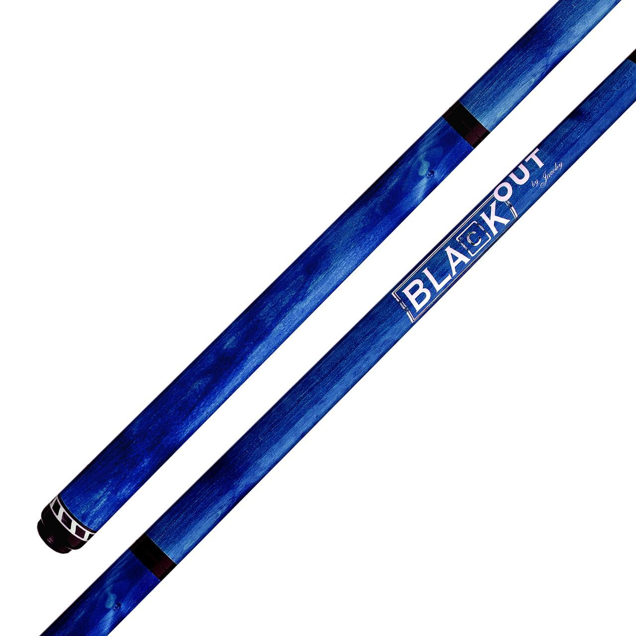 Jacoby Black Out Break/Jump Cue - Blue - FCI Billiards