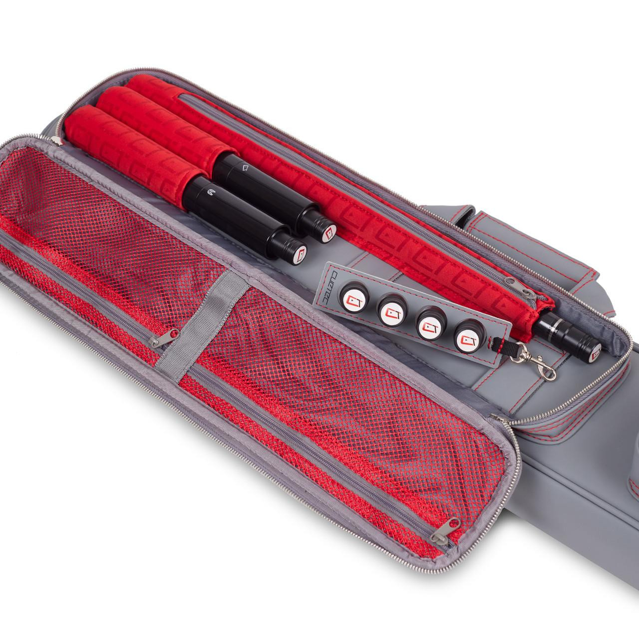 Cuetec Pro Line Speed Grey Soft Pool Cue Case - 4x8