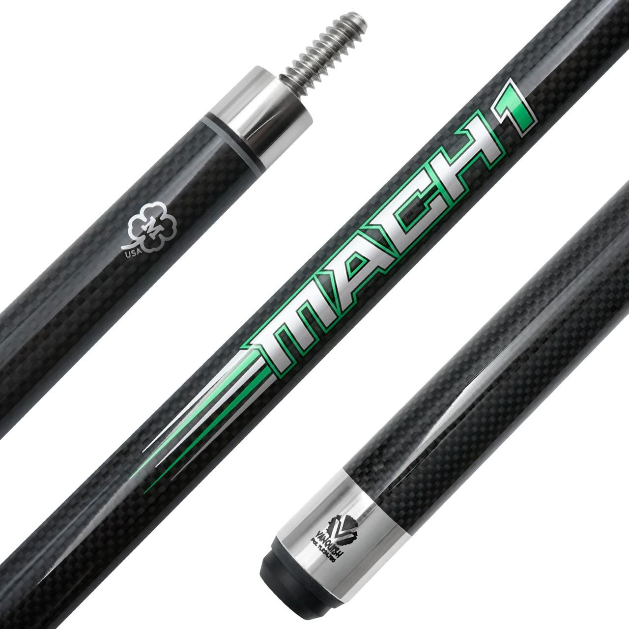 McDermott Mach 1 Carbon Fiber Break Cue - No Wrap - FCI Billiards