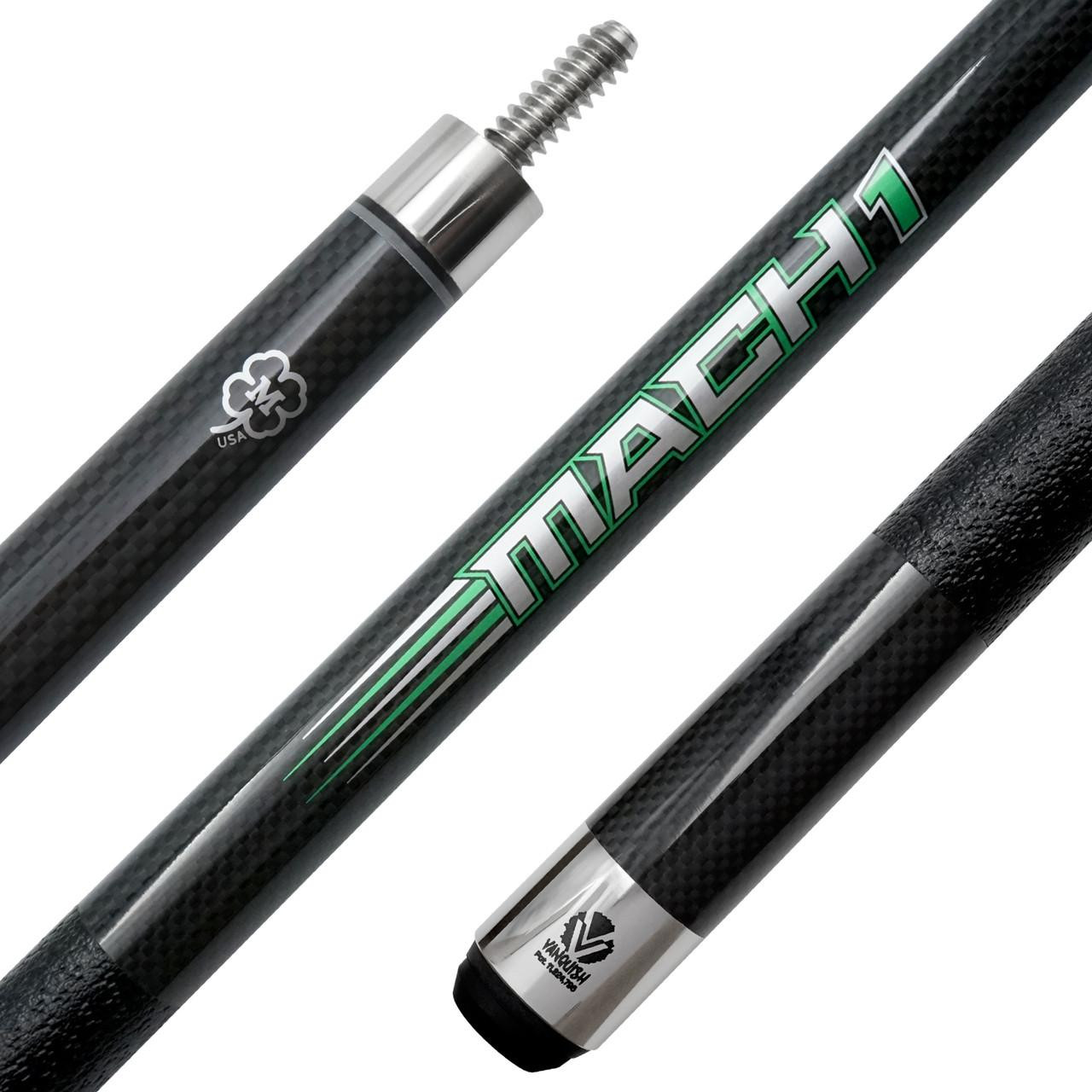 マクドモッドブレイクキュー McDermott Mach 1 Carbon Fiber Break Cue - Leather Wrap - FCI Billiards