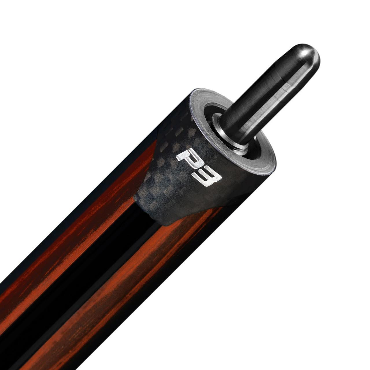 Predator P3 REVO Red Tiger Pool Cue with No Wrap - FCI Billiards