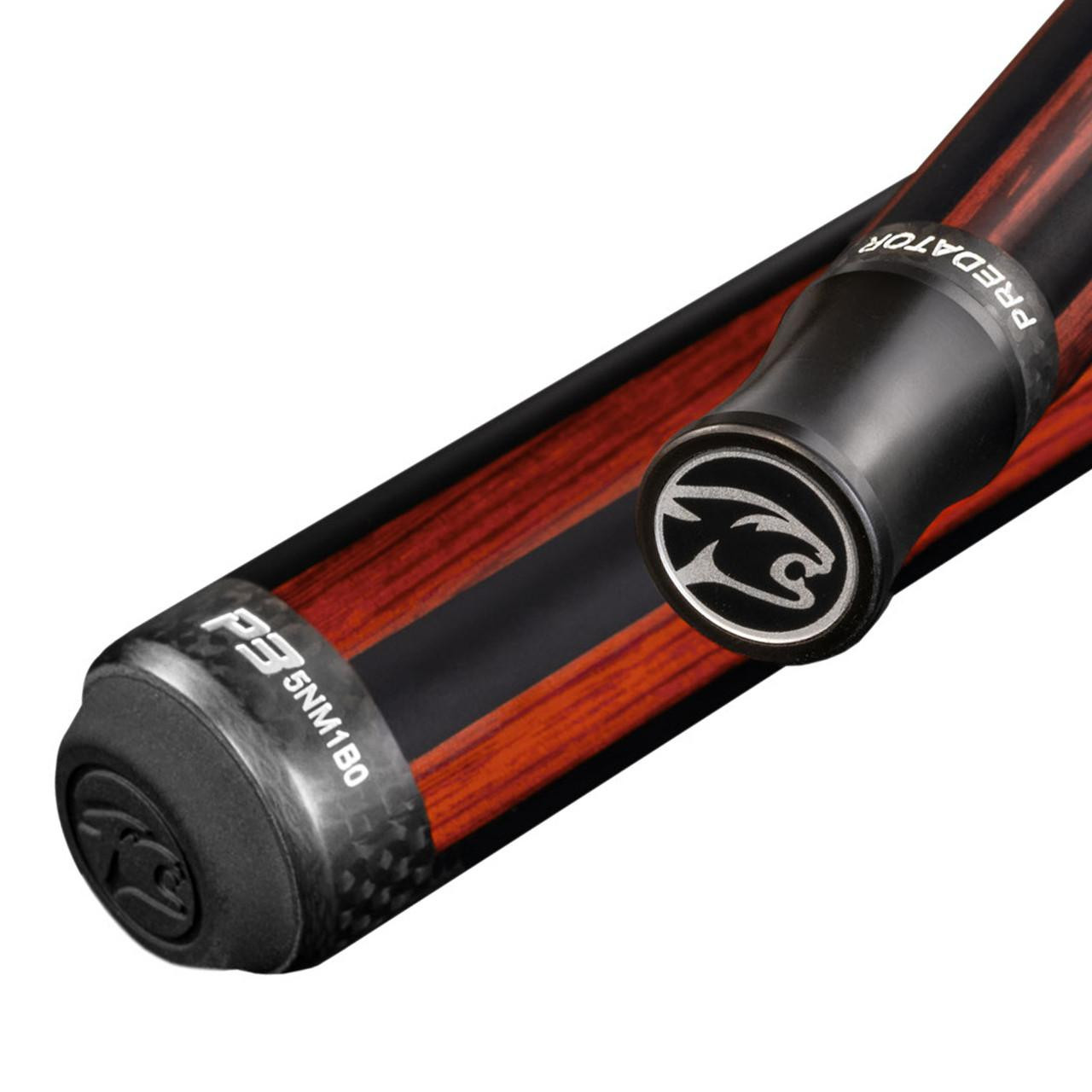 Predator P3 REVO Red Tiger Pool Cue with No Wrap - FCI Billiards