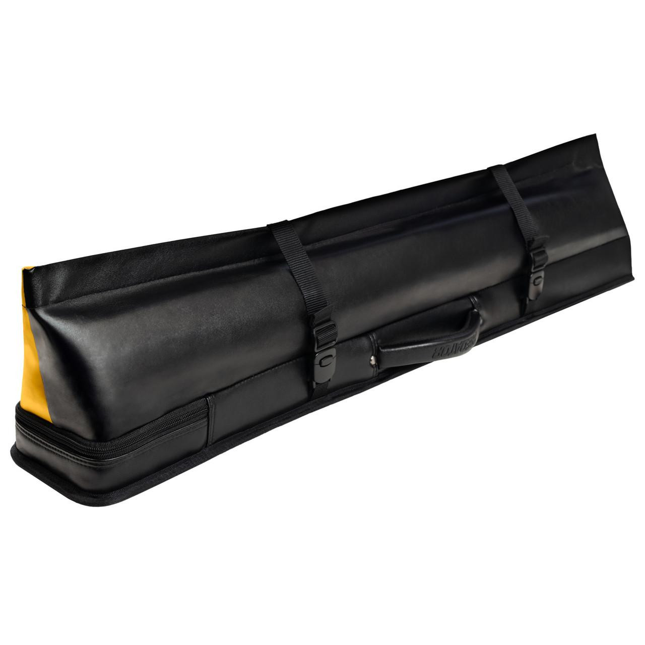 Predator Urbain Black and Yellow Hard Pool Cue Case - 2x4 - FCI