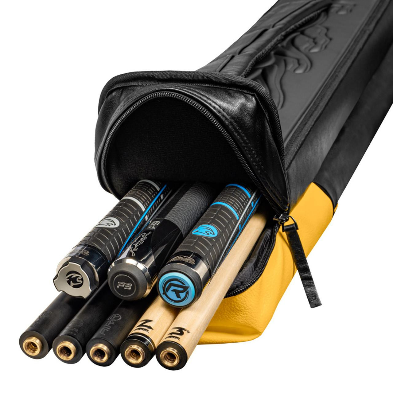 Predator Urbain Black and Yellow Hard Pool Cue Case - 3x5